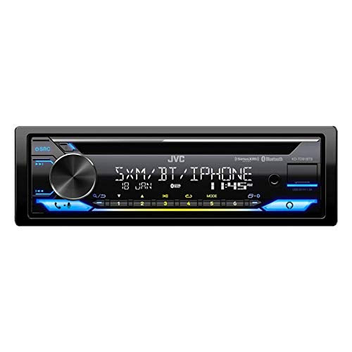 JVC KD-TD91BTS Bluetooth Car Stereo Receiver with USB Port – 2-Line LCD Display, AM/FM Radio – CD and MP3 Player - Amazon Alexa Enabled – Single DIN - 13-Band EQ (Black) JVC KD-TD91BTS Bluetooth Car Stereo Receiver with USB Port – 2-Line LCD Display, AM/FM Radio – CD and MP3 Player - Amazon Alexa Enabled – Single DIN - 13-Band EQ (Black)